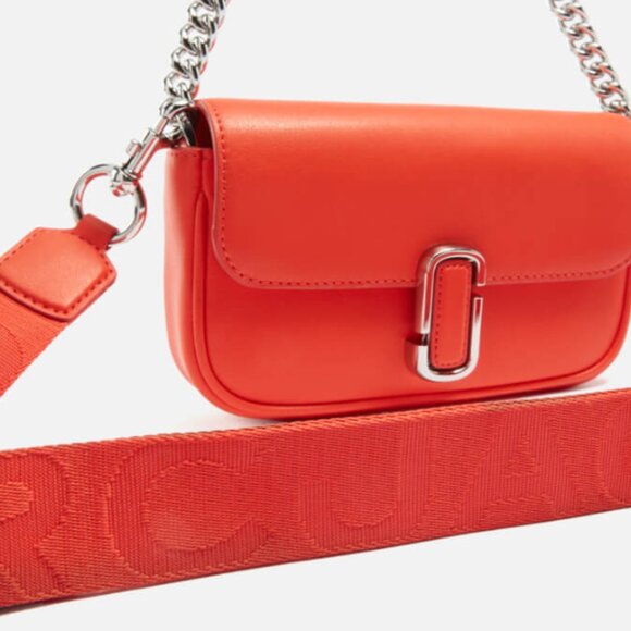 Marc Jacobs - ‘The J Marc Mini’ Shoulder Bag - Orange - Picture 5 of 12